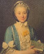  Joseph-Siffred  Duplessis Madame Lenoir, Mother of Alexandre Lenoir oil